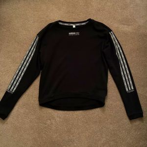 Black Adidas Crewneck